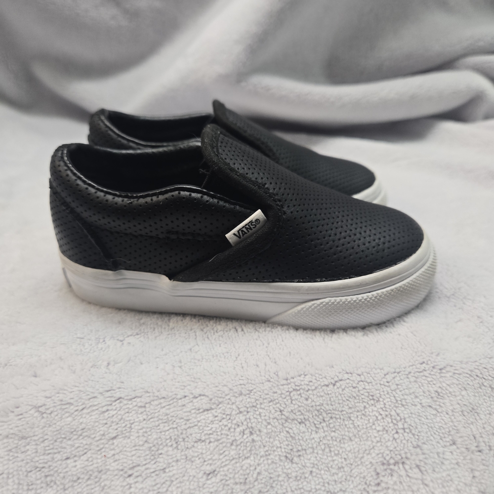 Vans Black Slip-On Sneakers